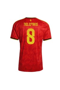 Belgia Youri Tielemans #8 Jalkapallovaatteet Kotipaita MM-kisat 2026 Lyhythihainen